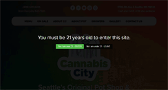 Desktop Screenshot of cannabiscity.us